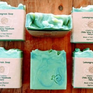 Lemongrass Soap Bar – handmade natural soap with refreshing citrus aroma and bamboo charcoal, gentle for sensitive skin